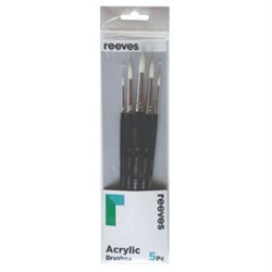 Revves Acrylic Burshes Set of 5